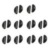 10 Pairs Silicone Adhesive Eyeglass Nose Pads, 3.5mm Thickness Adhesive Anti Slip Glasses Nose Grips with Air Bag(Black) view 1