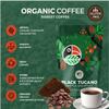 Black Tucano Specialty Coffees - 24 PACK Brazilian Medium Roast Coffee - Organic Premium Whole Bean Coffee Box with 6 kilos - 24units of 250gr Best Deal we will Roast and send from the factory to your home view 2