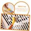 FOMIYES Crevice Cleaning Tool Kitchen Cleaning Tool Cleaning Tools Bathroom Cleaner Small Cleaning Brush Cooktop Scraper Hard Bristle Brush for Cleaning Scrub for Cleaning Convenient Stove, 22.5x4cm view 3