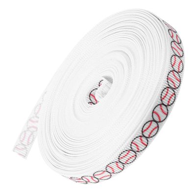 Beaupretty 1roll Themed Sports Ribbon for Crafts and Wrapping Yards Wide for Party Favors Showers and Seasonal Decorations