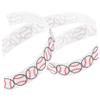 Beaupretty 1roll Themed Sports Ribbon for Crafts and Wrapping Yards Wide for Party Favors Showers and Seasonal Decorations view 2