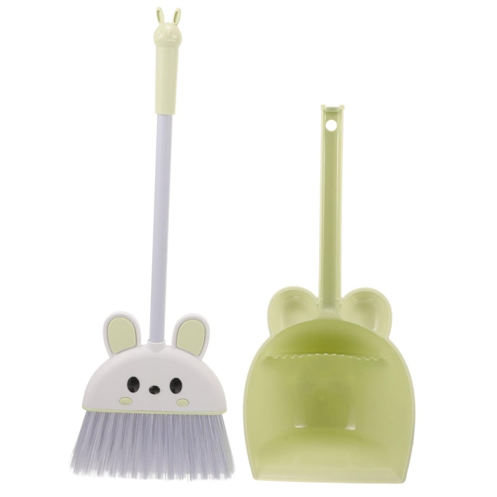 Beaupretty Play Cleaning Set for Toddlers Child Broom and Dustpan Set Kid Broom Dustpan Children's Cleaning Tools