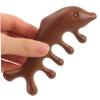 Beaupretty Wooden Massage Comb for Scalp Relaxation Skin-Friendly Wooden Massager Tool Unique Five-Finger Design for Stress Relief and Friends view 2