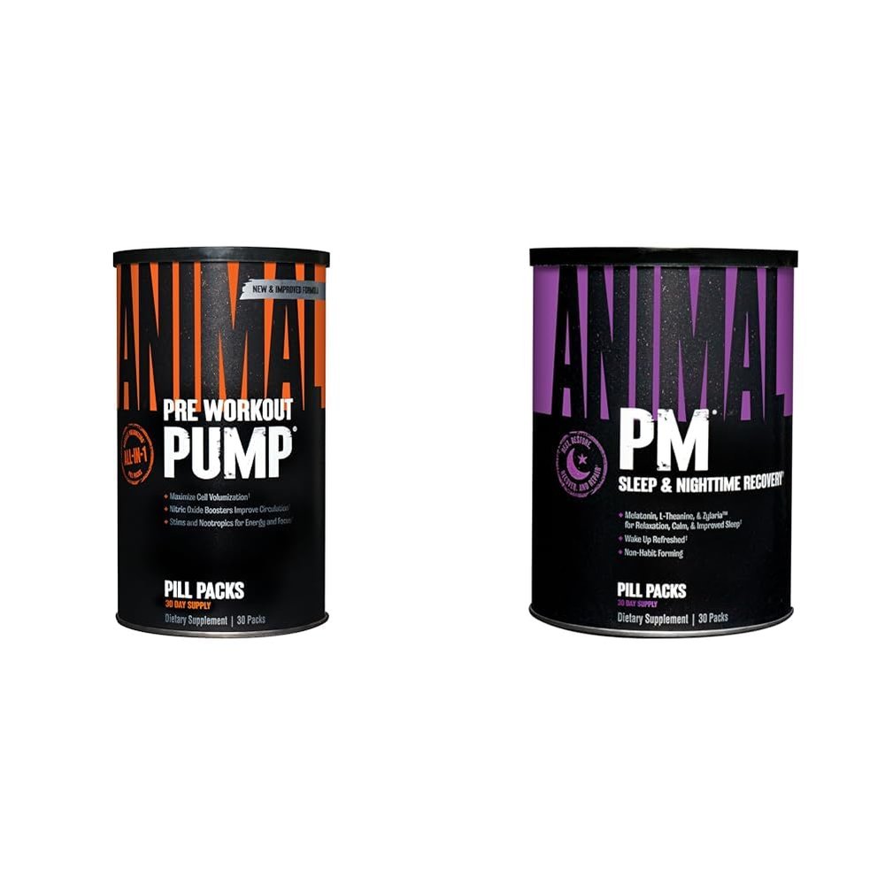 Animal Pump Preworkout PM Nighttime Recovery Complex (30 Count)