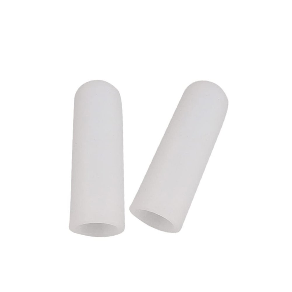 FOMIYES Sebs Anti-Slip Finger Protector Sleeve for Moisturizing and Shielding Fingers Lightweight Design for Men and Women Easily and Portable White Color
