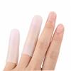 FOMIYES Sebs Anti-Slip Finger Protector Sleeve for Moisturizing and Shielding Fingers Lightweight Design for Men and Women Easily and Portable White Color view 2