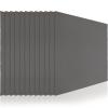 Frienda 12 Pack Large Microfiber Glass Cleaning Cloths 12 x 12 Inch Oversized Eyeglass Sunglasses Cleaning Cloths for Electronics Glasses Screens and Lenses(Gray) view 1
