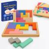 8 Wooden Tiles Matching Dementia Activities for Seniors, Easy Memory Games for Alzheimers Patients, Cognitive Craft Gifts for Elderly Women, Large Puzzle Pattern Blocks Matching Board Gadgets view 1