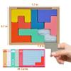 8 Wooden Tiles Matching Dementia Activities for Seniors, Easy Memory Games for Alzheimers Patients, Cognitive Craft Gifts for Elderly Women, Large Puzzle Pattern Blocks Matching Board Gadgets view 2