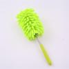 CXIZODSK Mini Chenille Dust Collector Dust Collector Desktop Sweep Telescopic Dust Brush Telescopic Feather Duster, Fluorescent Green view 1