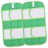 minkissy 2pcs Reusable Fiber Mop Pads for Easy Floor Cleaning Compatible Machine Washable for Hardwood and Smooth view 1