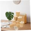 minkissy 50pcs - Paper Cups for Coffee Tea and Beverages Corrugated Disposable Cups for Home Events view 2