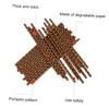 minkissy 125pcs Halloween Party Paper Straws Pumpkin Pattern Creative Black and Drinking Straws for Parties Birthdays Weddings and Festive Celebrations view 3