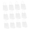BUTIFULSIC 12pcs Reusable Plastic Wrapping Bags Handles Small Tote Bags for Parties view 1