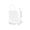 BUTIFULSIC 12pcs Reusable Plastic Wrapping Bags Handles Small Tote Bags for Parties view 4