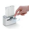 Automatic Dental Floss Picks Dispenser, for Adult Floss Sticks Clear Case 50count/Box, with Flosser Toothpicks 100 Count view 1