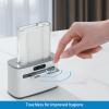 Automatic Dental Floss Picks Dispenser, for Adult Floss Sticks Clear Case 50count/Box, with Flosser Toothpicks 100 Count view 2
