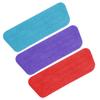 minkissy 3pcs Household Mop Cloth Replacement Red Mop for Efficient Cleaning High Absorbency for Floors Corners and More view 1