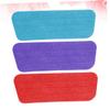 minkissy 3pcs Household Mop Cloth Replacement Red Mop for Efficient Cleaning High Absorbency for Floors Corners and More view 2