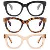 FSRTEP Oprah Style Readers for Women - Stylis Style Reading Glasses Blue Light Blocking and Spring Hinge Oval Ladies HCX +1.25 view 1