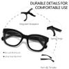 FSRTEP Oprah Style Readers for Women - Stylis Style Reading Glasses Blue Light Blocking and Spring Hinge Oval Ladies HCX +1.25 view 2