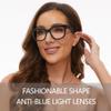 FSRTEP Oprah Style Readers for Women - Stylis Style Reading Glasses Blue Light Blocking and Spring Hinge Oval Ladies HCX +1.25 view 3