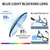 FSRTEP Oprah Style Readers for Women - Stylis Style Reading Glasses Blue Light Blocking and Spring Hinge Oval Ladies HCX +1.25 view 4