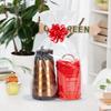 Labeol 20pcs Cellophane Bags 12x18 Cellophane Wrap for Gift Large Clear Gift Party Favors Bags Clear Treat Plastic Packaging Bags for Cookie Candy Goodie (No Gusset) view 3
