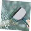 minkissy 3pcs Cleaning Brush Floor Mop Shower Back Scrubber Edge Brush for Glass Window Bathroom Kitchen view 4