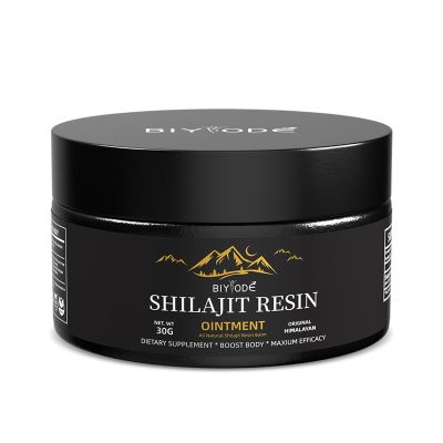 BIYODE Himalayan Pure Shilajit Resin 600mg 50 Servings with Fulvic Acid & 85+ Trace Minerals Vegan Non-GMO Energy Supplement for Men & Women Ancient Ayurvedic Formula