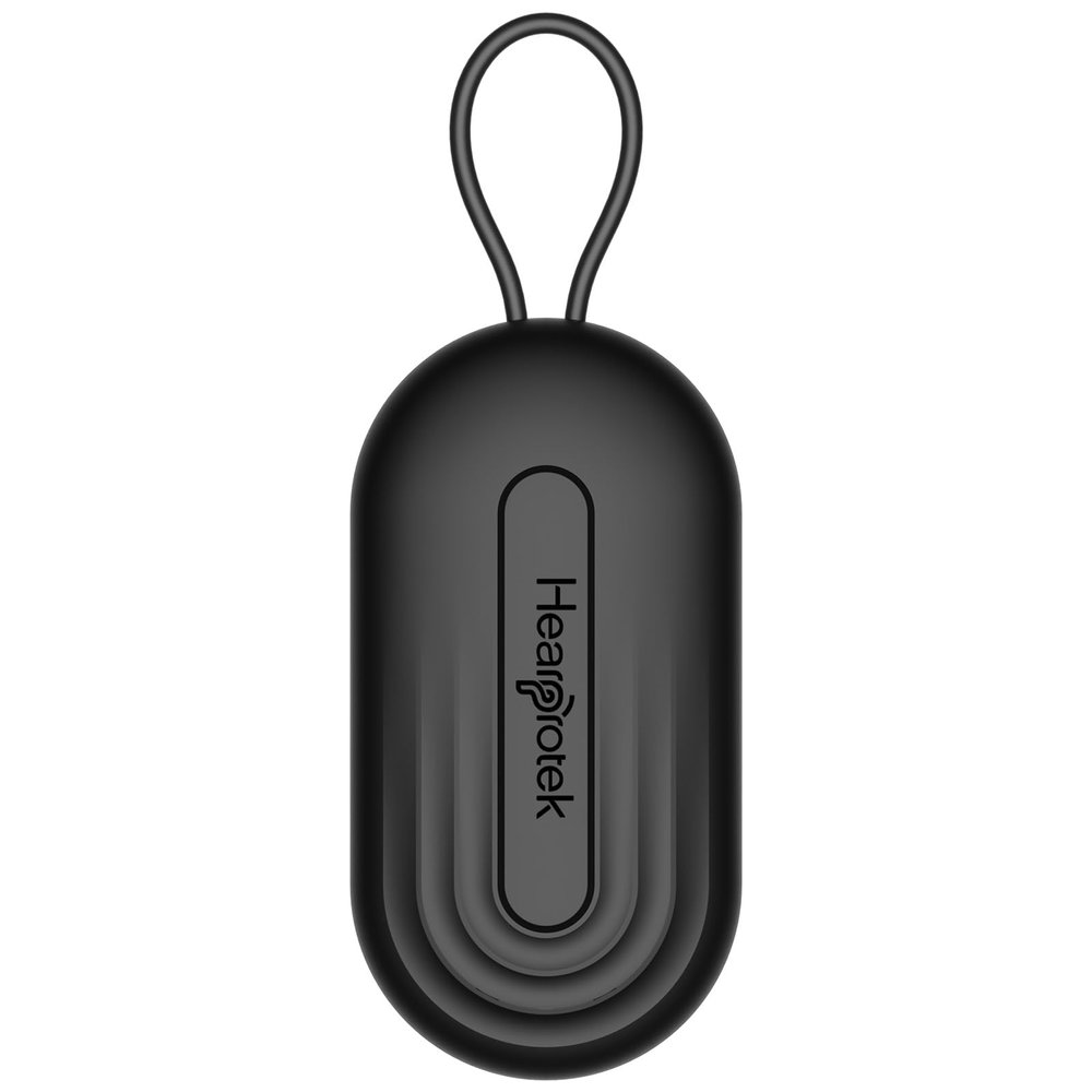 Hearprotek Earplug Cases, Portable Earplug Holder, Mini Storage Case Earbud Plug Organizer Ear Plug Case Durable Small Carrying Case for Travel, Business Trip (Black)