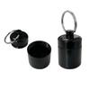 2pcs Portable Pill Container Keychain Pill Holder Medicine Organizer,Aluminium Alloy Round Pill Box Organizer for Outdoor Travel Camping view 1