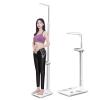 caulo Height and Weight Scale with App,LCD Display 200kg Body Fat Analyzer Digital Scale for Weight/Height/Obesity Value/BMI Measurement view 1