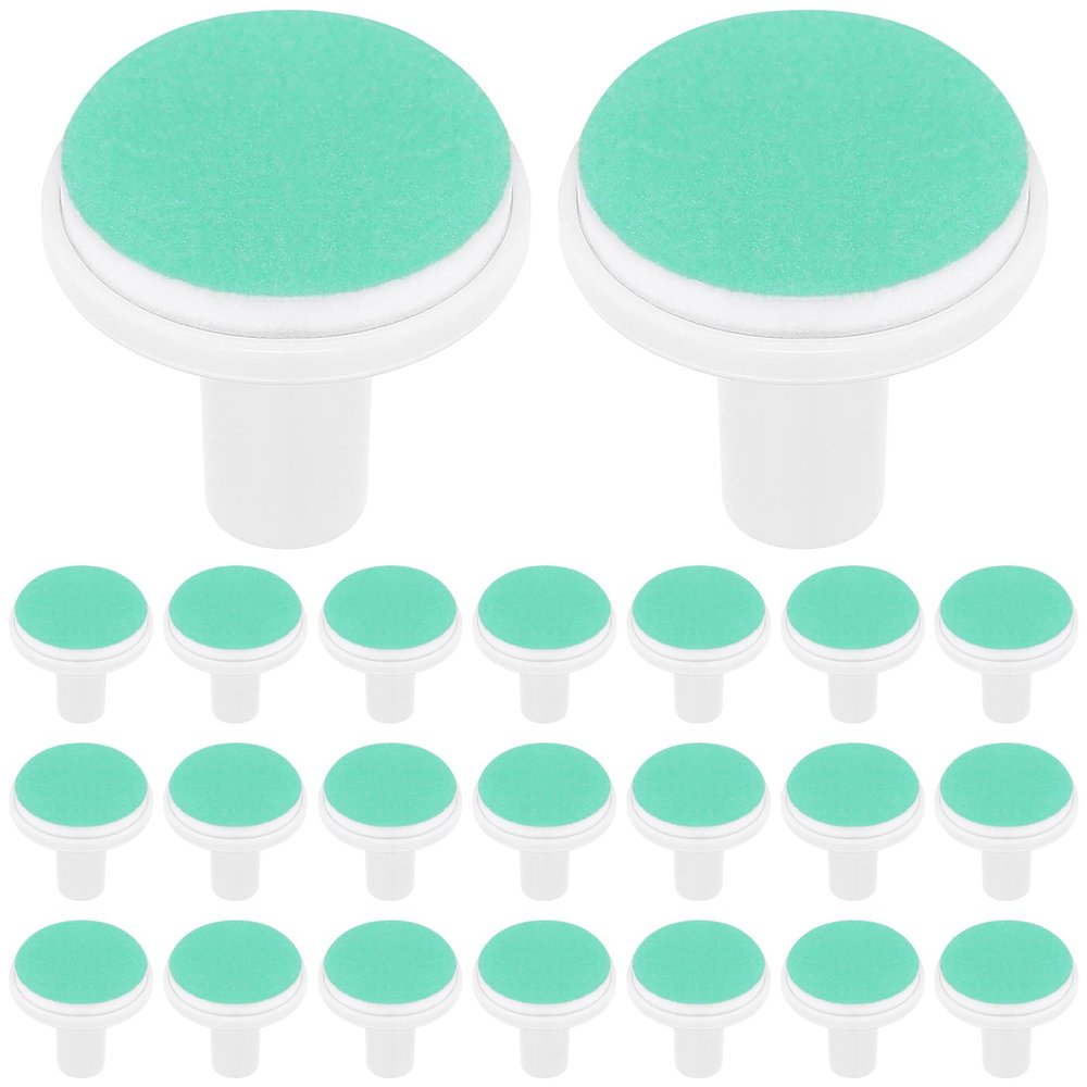 MUSISALY 24pcs Electric Nail Trimmer Pads for Safe Replacement Grinding Heads for Electric Nail File for Boy Girl Toddlers Easy to Install Use Sandpaper Material