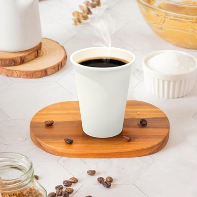 100 Cups, Disposable Drinking Cups for Cold and Hot Drinks, Disposable Paper Cups