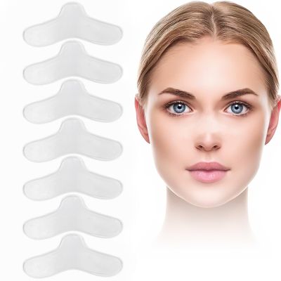 7 Pack Nasal Pads for Mask, Gel Nose Pads, Nose Gel Pad Protector for Mask, Custom Design, Can Be Trimmed to Size, Fits Most Masks, Against Irritation and Soreness