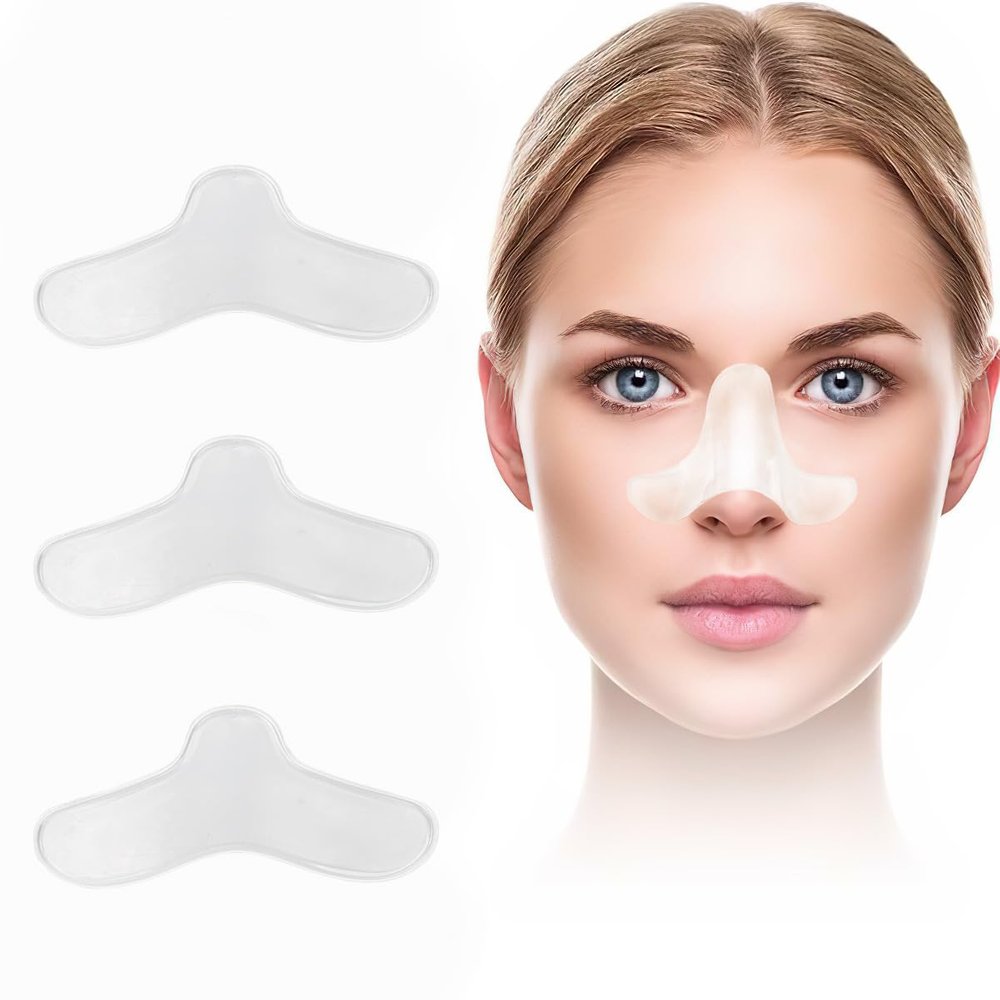 3 Pack Nasal Pads for Mask, Gel Nose Pads, Nose Gel Pad Protector for Mask, Custom Design, Can Be Trimmed to Size, Fits Most Masks, Against Irritation and Soreness