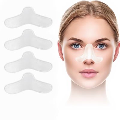 4 Pack Nasal Pads for Mask, Gel Nose Pads, Nose Gel Pad Protector for Mask, Custom Design, Can Be Trimmed to Size, Fits Most Masks