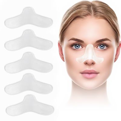 5 Pack Nasal Pads for Mask, Gel Nose Pads, Nose Gel Pad Protector for Mask, Custom Design, Can Be Trimmed to Size, Fits Most Masks
