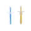 COLLBATH Training Toothbrush Set for Toddlers 2pcs Silicone Brush Gentle Bristles view 1