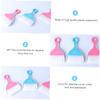 Healeved 3pcs Broom Dustpan Set Portable Keyboard Cleaning Tools for Home Office Efficient Computer Brush for Tight Spaces Mixed Colors view 3