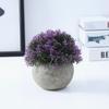 HOOTNEE Vintage Decorative Bonsai Simulation Pot Culture Artificial Plant for Decoration Safe and Odorless Purple view 2