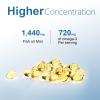 AMORNING Fish-Oil Omega3-Fatty Acids-Supplement Small-Softgels - 180Count 1440mg for Healthy Heart Brain Eyes Support High EPA DHA Easy to Swallow view 4