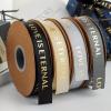 Personalized Ribbon,Custom Satin Ribbon with Name Customized Logo Printed Decoration Ribbon Personalized Wedding Gift Wrapping for Baptism Funeral Crafts Flower Bouquet Ribbon 100yard (32mm) view 1