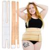 Sentre Plus-Size Castor Oil Pack Wrap, Adjustable Straps for Sizes L-5X (up to 67in), Organic Cotton Flannel Interior, Leak-Resistant Exterior, Machine Washable (Khaki) view 1
