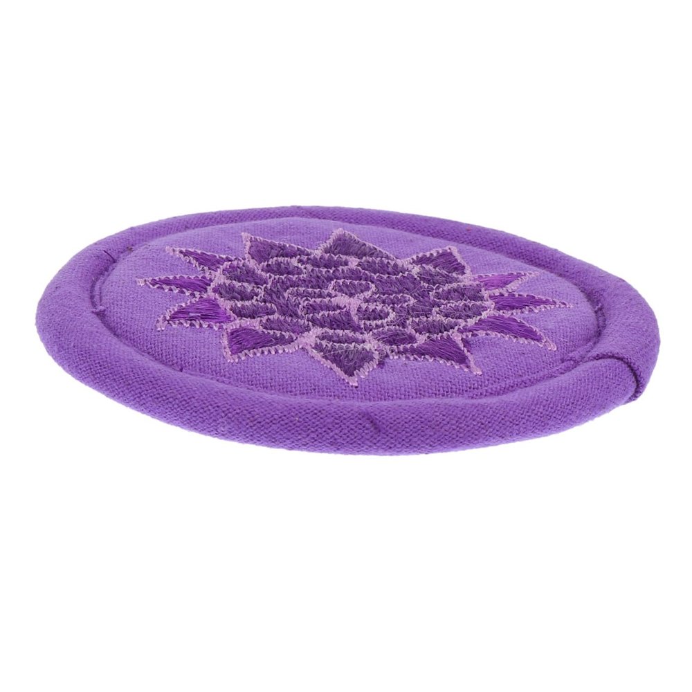 Abaodam Tibetan Singing Bowl Mat with Embroidery Small Cushion for Sound Healing Meditation Beautifully Crafted Pad for Spiritual Practices