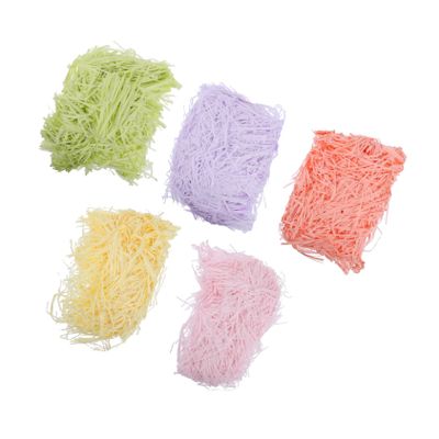 Beaupretty 5bags Shredded Paper Fillers for Candy Boxes Easter Party Decoration Raffia Paper Box Filling Material Each for Weddings