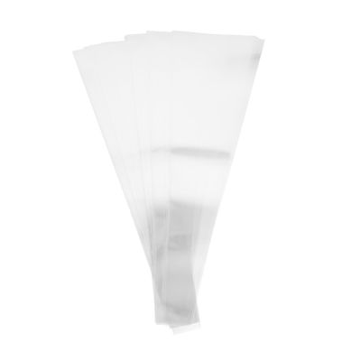 Beaupretty 50pcs Wrapping Paper Cellophane Bags for Bouquets Transparent Lightweight for Floral Arrangements Party Decorations Packaging Mil Thickness