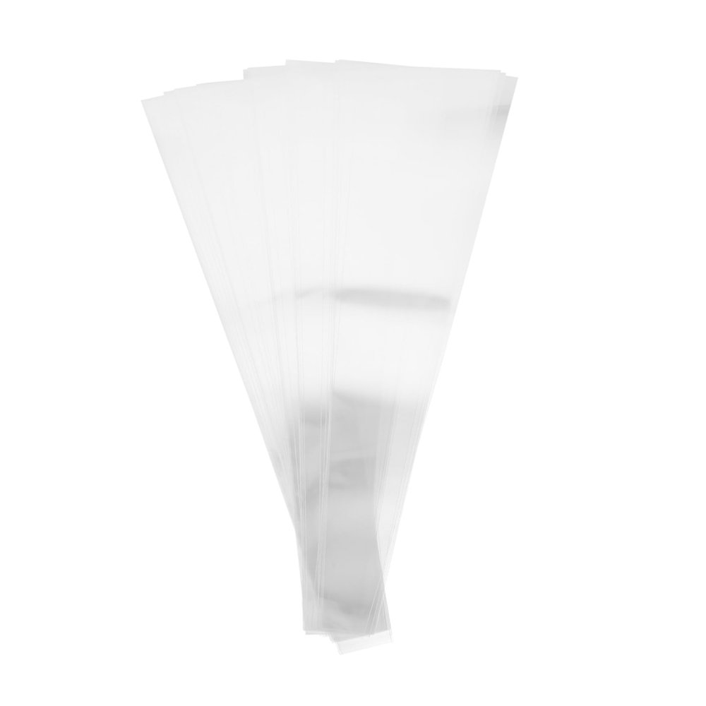 Beaupretty 50pcs Wrapping Paper Cellophane Bags for Bouquets Transparent Lightweight for Floral Arrangements Party Decorations Packaging Mil Thickness