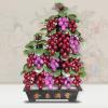 Artificial Bonsai Tree Jade Bonsai Gem Decoration Grape Decoration Office Home Creative Bedroom Handicraft Decoration Chinese Style Bonsai Ornaments Fake Bonsai Tree view 4